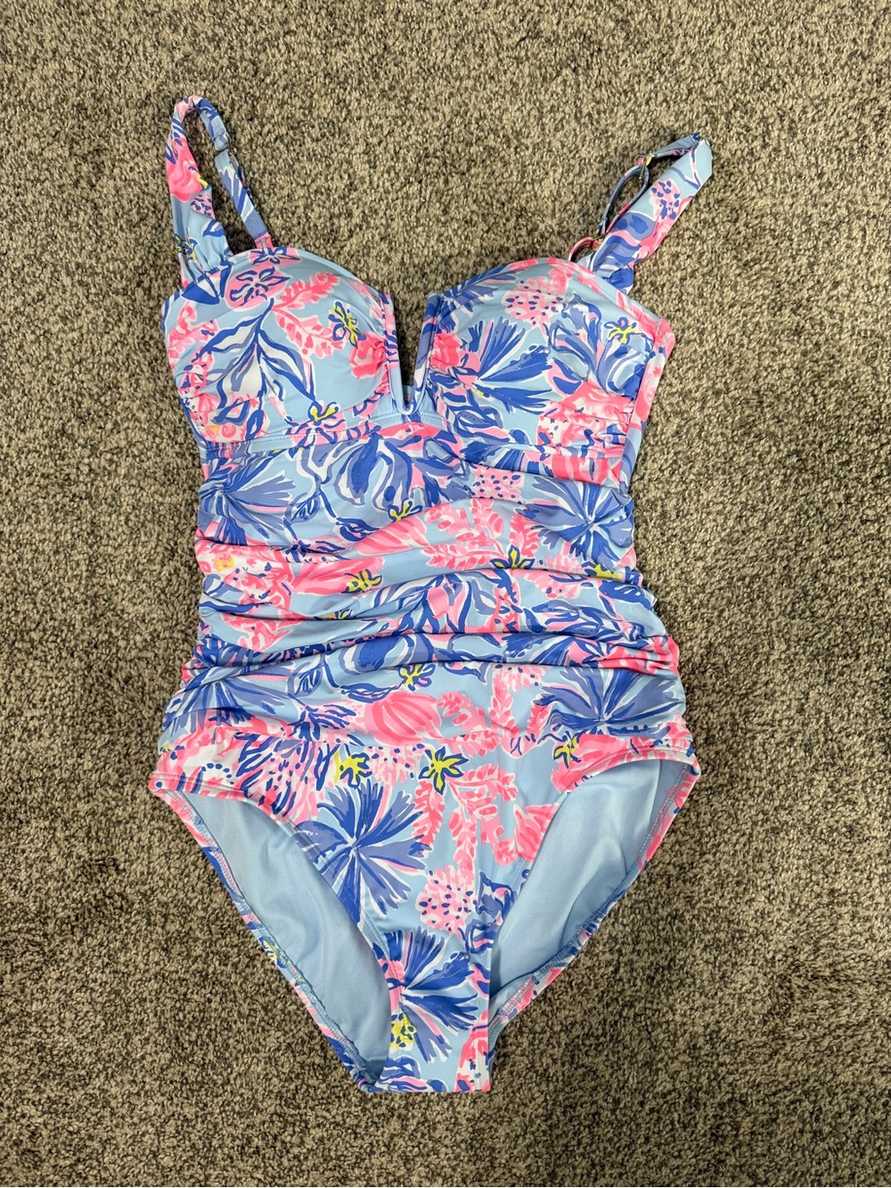 NWT Lilly Pulitzer Akila One-piece Elephant Splash Swimsuit